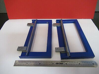 PI PHYSIK INSTRUMENTE GERMANY HANDLES PAIR for MODULE BOX  AS PICTURED #B9-A-32
