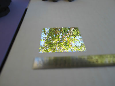 THIN OPTICAL MIRROR COATED VERY THIN LASER OPTICS #16-02