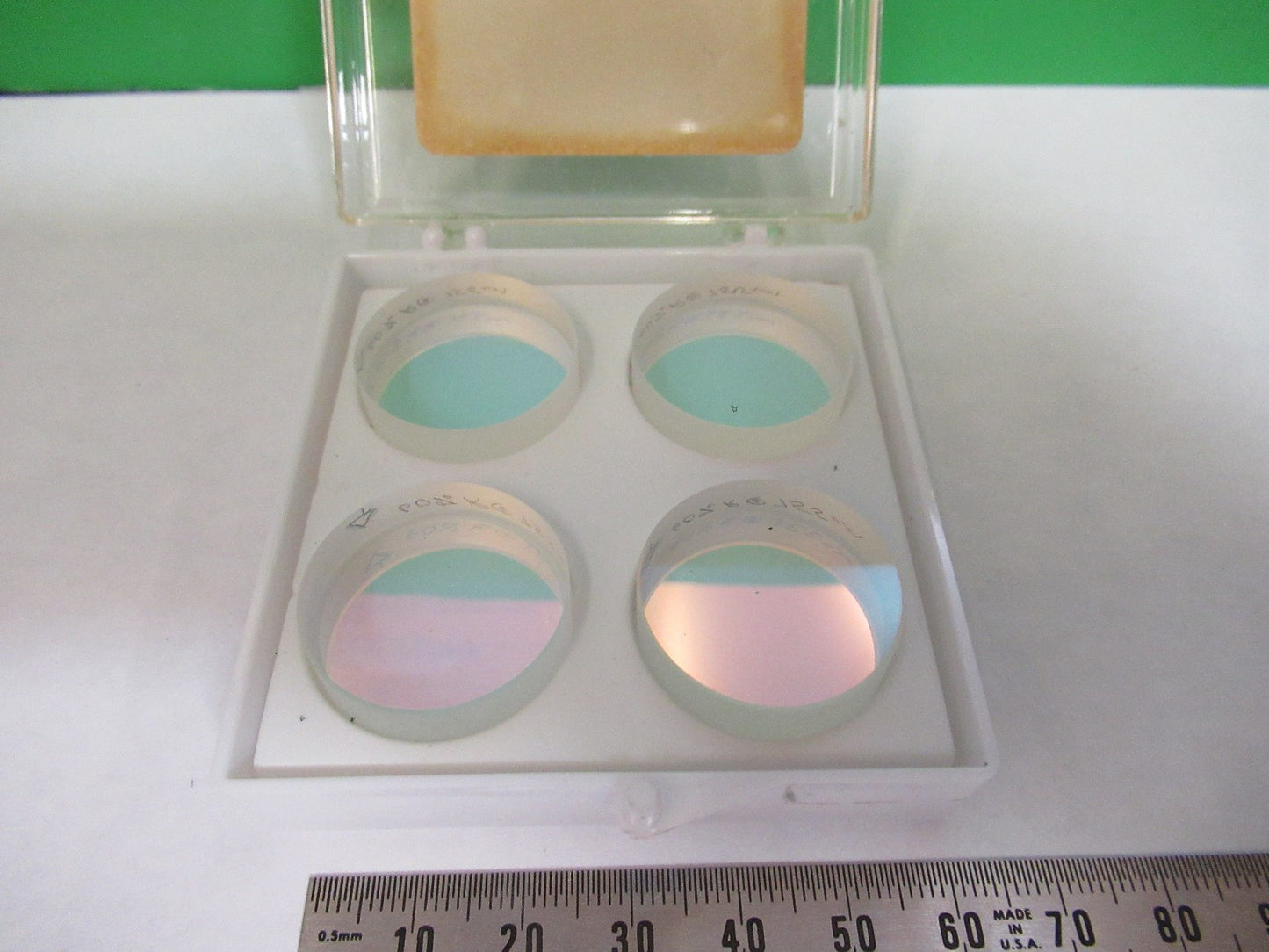 OPTICAL VIRGO four coated 755nm LENS PHOTONICS OPTICS AS PICTURED T6-B-23