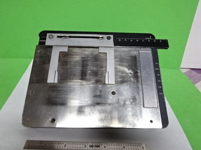 MICROSCOPE PART LEICA GERMANY DMR DMRB STAGE SPECIMEN TABLE AS IS BIN#5M-B-02