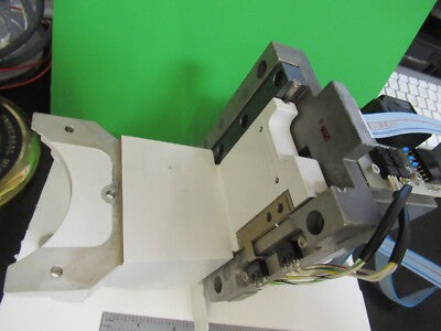LEICA DMRB MOTORIZED STAGE MICROMETER MICROSCOPE PART OPTICS AS PICTURED 58-B-23