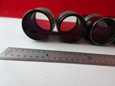 Lot Eyepieces Optical American Optical Co. Bl Microscope Part Optics AS IS