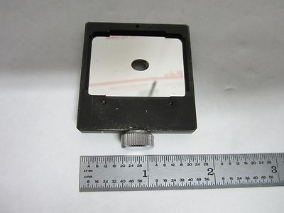 MICROSCOPE PART OLYMPUS JAPAN METALLIC MIRROR OPTICS AS IS BIN#N9-12