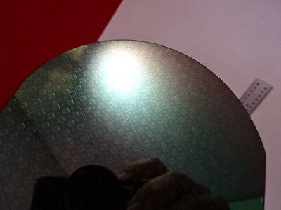 SILICON WAFER WITH COMPONENTS DEVICES COLLECTABLE PART AS PICTURED &Z7-19