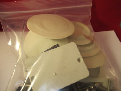 LEICA DMR GERMANY LOT SCREWS SWITCHES PLASTIC CAPS etc MICROSCOPE part &100-02