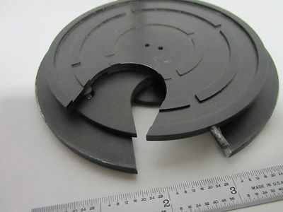 MICROSCOPE PART ROTARY STAGE  AS IS BIN#R2-44