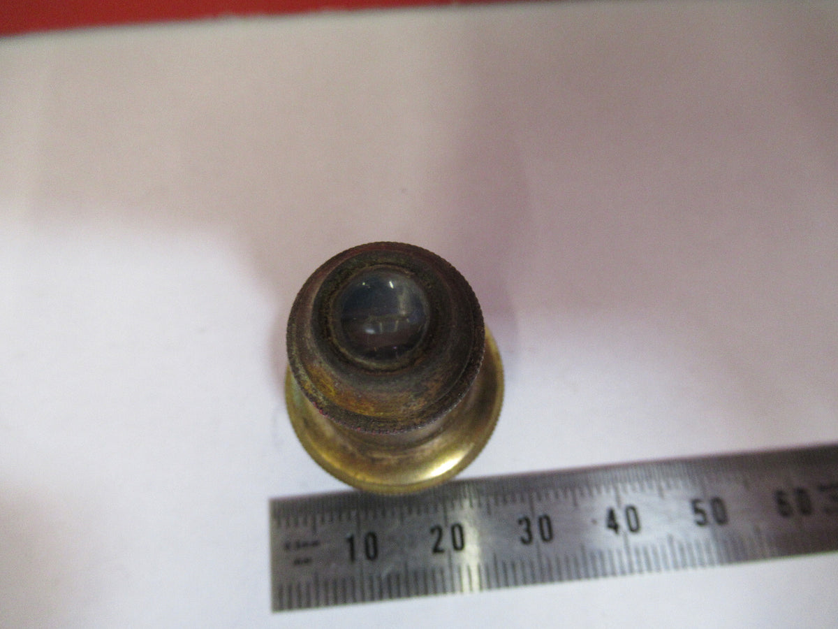 Antique Brass Koristka Italy Objective 8 Microscope Part