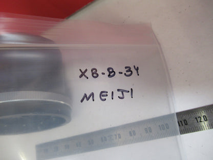 MEIJI JAPAN ILLUMINATOR LENS+ IRIS MICROSCOPE PART AS PICTURED X8-B-34