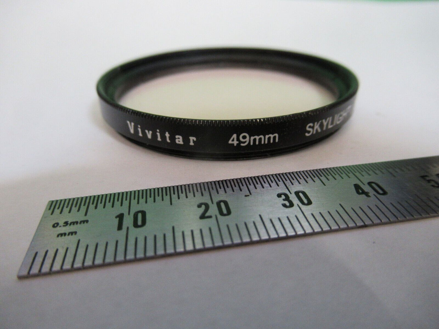 CAMERA LENS COVER FILTER VIVITAR SKYLIGHT 1A 49mm AS PICTURED R2-A-113