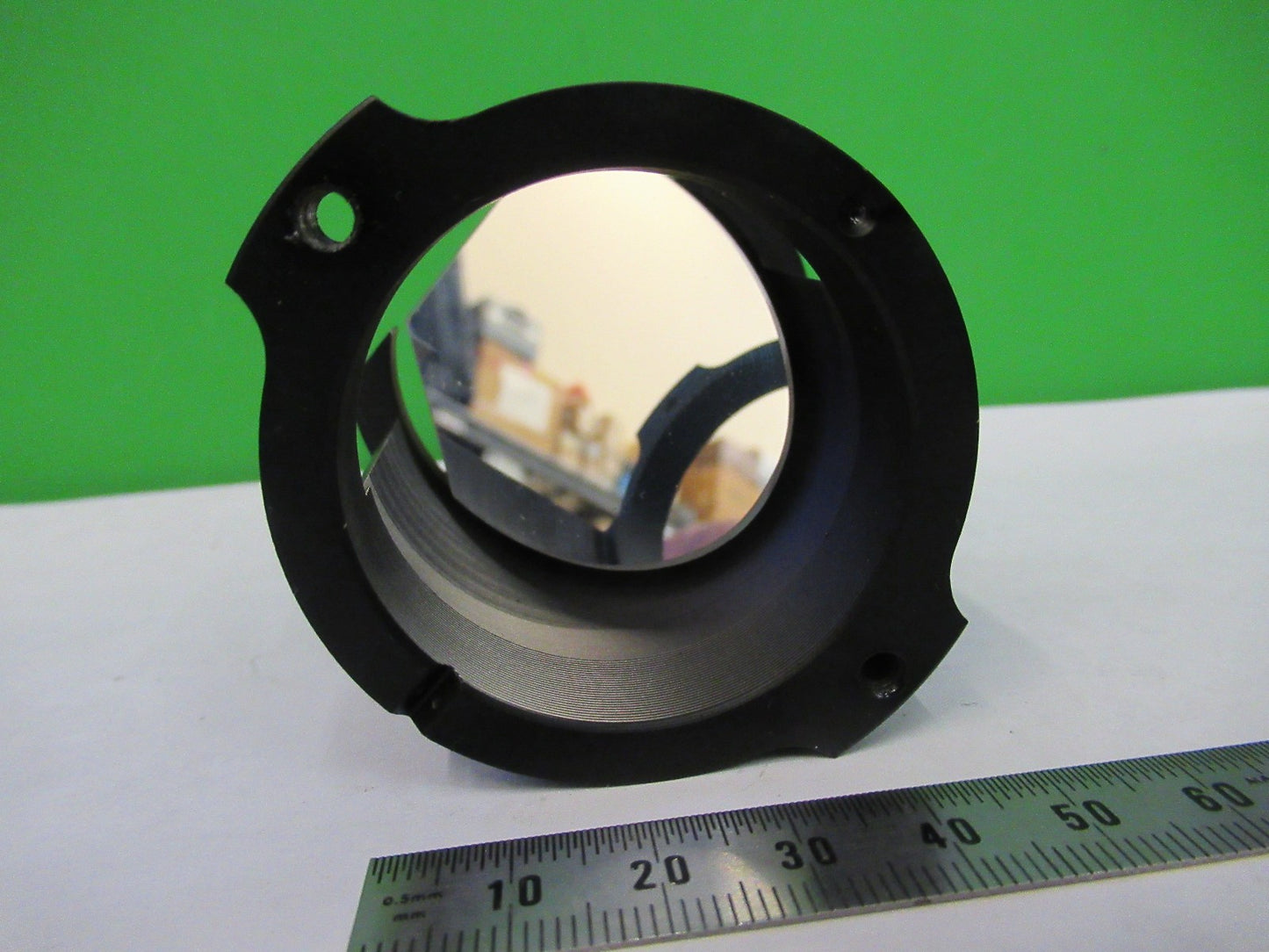 AUS JENA GERMANY MIRROR ASSEMBLY OPTICS MICROSCOPE PART AS PICTURED T2-A-69