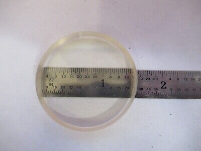 OPTICAL ZERODUR FLAT 1.5&quot; DIAMETER LENS LASER OPTICS AS PICTURED &amp;15-FT-X52