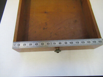 Antique Bausch & Lomb Wood Drawer for cabinet Microscope Part