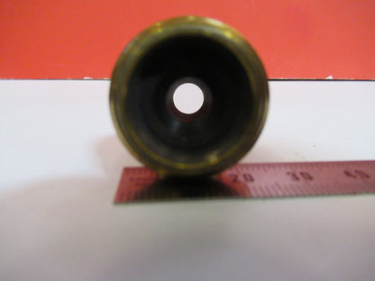 ANTIQUE BRASS BAUSCH LOMB LENS OBJECTIVE MICROSCOPE PART AS PICTURED T9-A-15