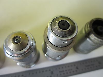 LOT MICROSCOPE OBJECTIVES scratch dent #31-B-04