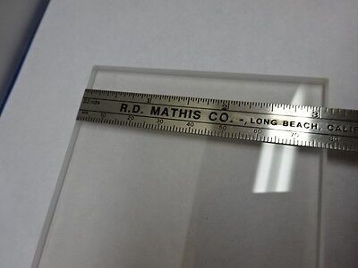 MICROSCOPE PART STAGE GLASS DULL & POLISHED SIDES OPTICS #83-05