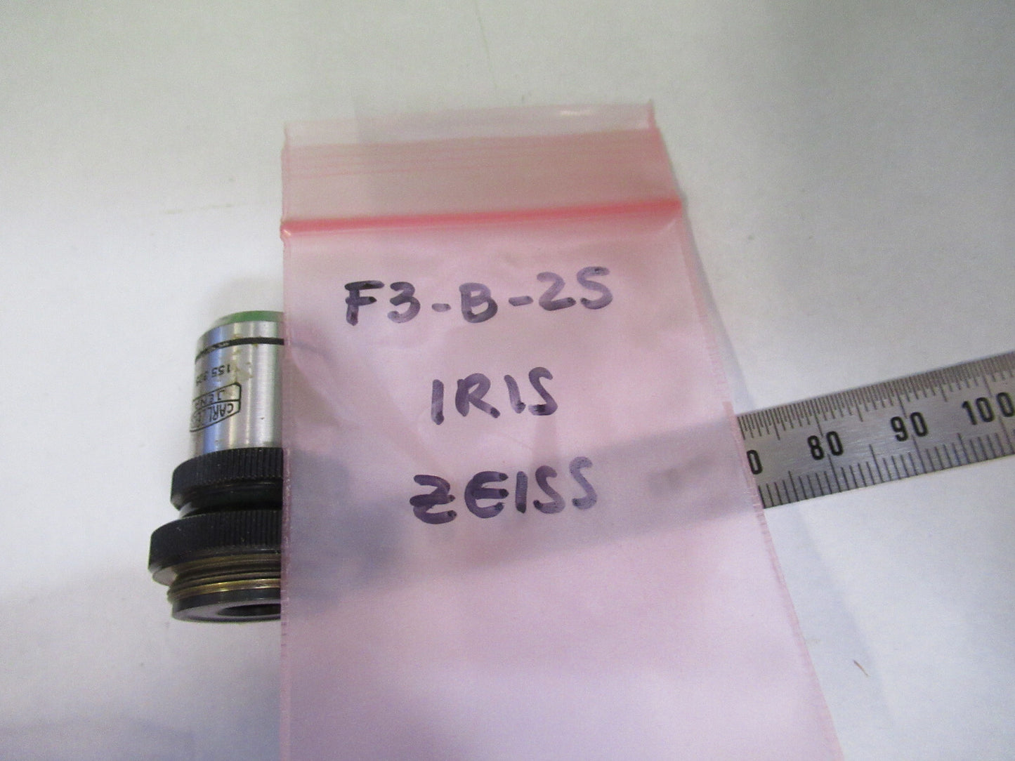 Antique Carl Zeiss AG Jena Iris 90X Objective Microscope Part