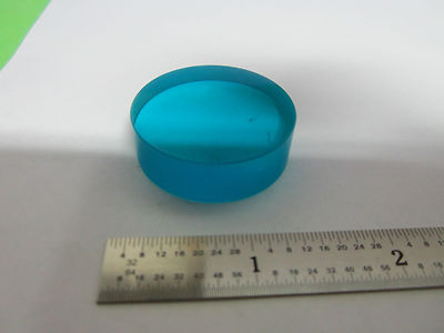 OPTICAL BLUE THICK FILTER MIL SPEC LASER OPTICS AS IS BIN#32-03