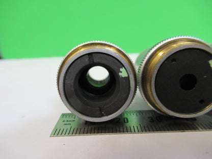 LOT 3ea OBJECTIVE BAUSCH LOMB INDUSTRIAL MICROSCOPE PART AS PICTURED X6-A-64