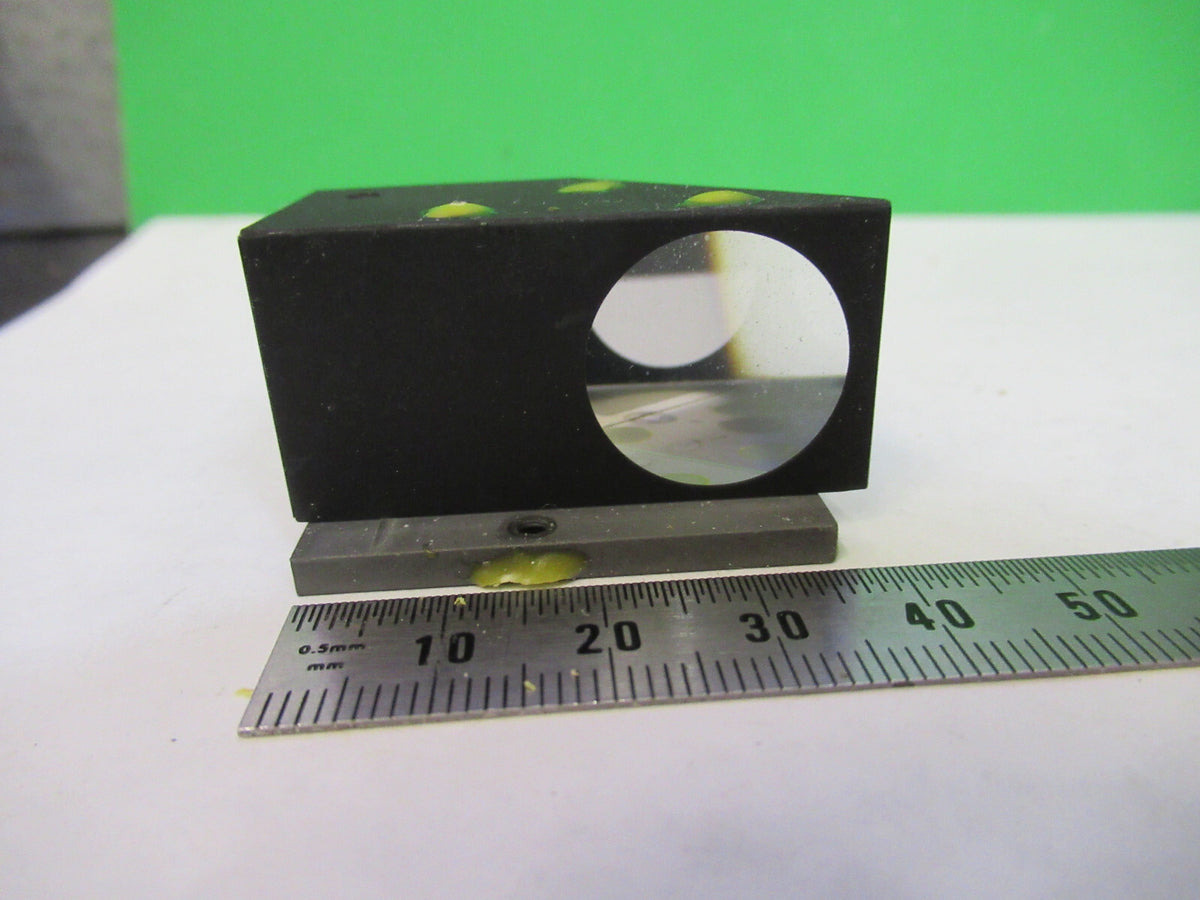 BAUSCH LOMB GLASS PRISM HEAD OPTICS MICROSCOPE PART AS PICTURED S7-A-55
