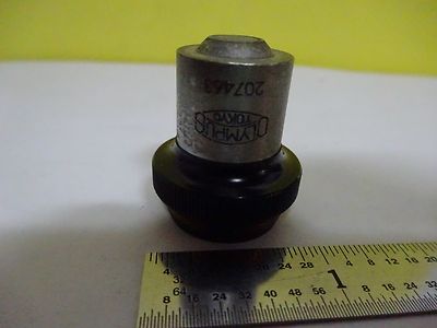 FOR PARTS MICROSCOPE OBJECTIVE OLYMPUS M10 OPTICS AS IS BIN#P7-33