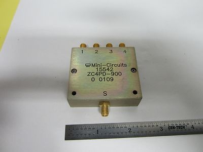 MINI CIRCUITS SPLITTER ZC4PD-900 HF-MIKROWELLENFREQUENZ WIE BESEHEN BIN#G5-07