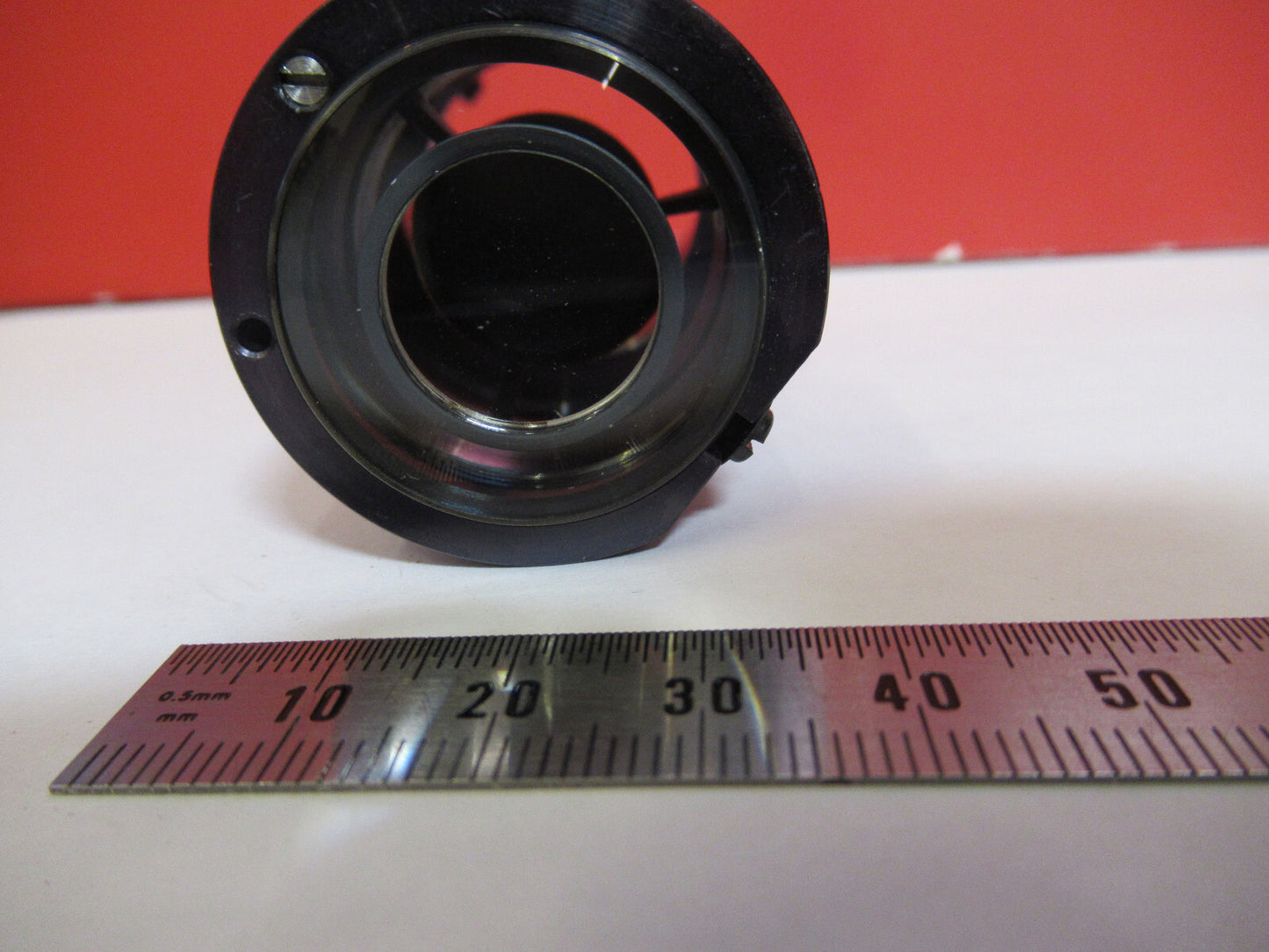 LEITZ WETZLAR GERMANY DARK PHASE OPTICS MICROSCOPE PART AS PICTURED T1-A-67