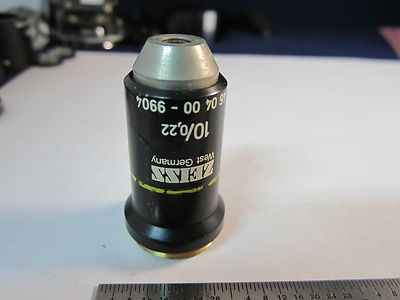 Optical Microscope Objective 10X Germany Carl Zeiss AG Optics BIN#19 xxii