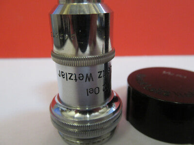 Antique Ernst Leitz "1/12" Objective 100X Microscope Part