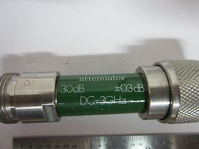 NARDA ATTENUATOR 30 dB 3 GHz  RF MICROWAVE FREQUENCY  BIN#1E-P-10