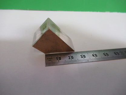 BAUSCH LOMB GLASS PRISM OPTICS MICROSCOPE OPTICAL PART AS PICTURED 98-A-14