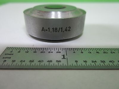 MICROSCOPE PART REICHERT AUSTRIA  A=1.18/1.42 OPTICS AS IS BIN#N3-D-13
