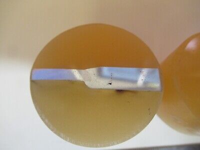 Lot 2 ea METALLOGRAPHIC METAL CROSS SECTION SPECIMEN MICROSCOPY SAMPLE &A7-A-19