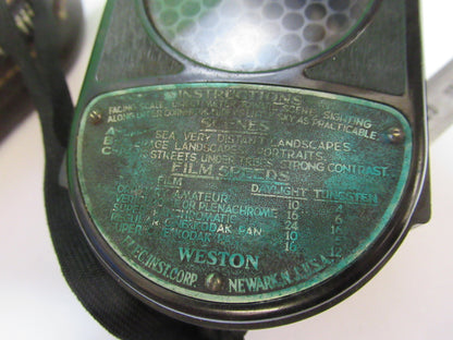 Photography Light Meter Weston Antique Optics