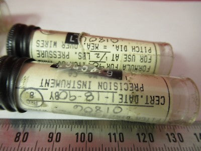 LOT 6 EA MEASURING STEEL WIRE METROLOGY INSPECTION AS PICTURED &FT-2-97