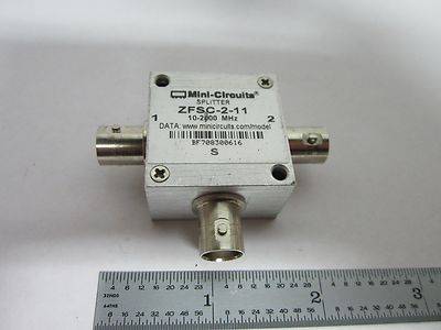 MINI CIRCUITS ZFSC-2-11 POWER SPLITTER GHz RF MICROWAVE FREQUENCY BIN#J6-24