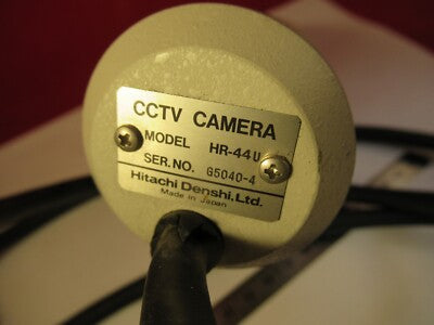 CCTV CAMERA HR-44U HITACHI DENSHI JAPAN MICROSCOPE PART AS PICTURED #12-A-60