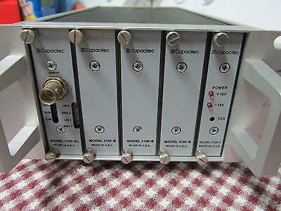Capacitec 4100-sl capacitance amplifier for sensor displacement or vibration