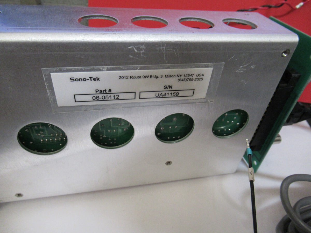 Sono-tek Ultrasonic Power Supply 06-05112 RF + Thermocouple