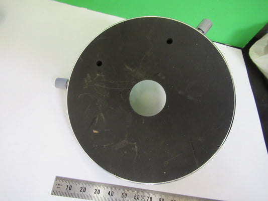 SEIBERT WETZLAR ROTABLE POL STAGE TABLE MICROSCOPE PART AS PICTURED U9-A-08