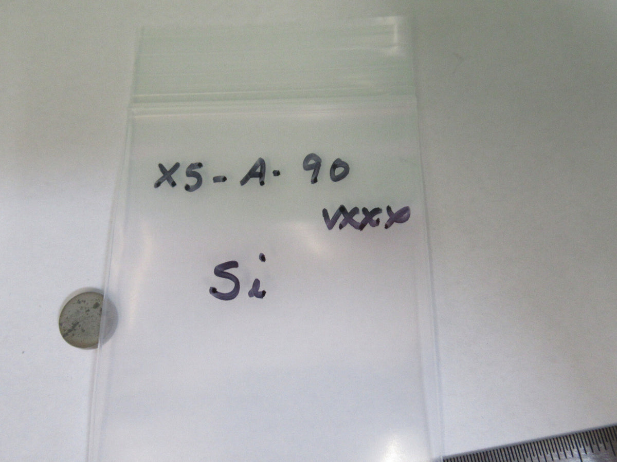 OPTICAL FLAT SILICON METAL SINGLE CRYSTAL IR LASER OPTICS AS PICTURED X5-A-90