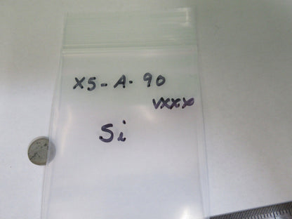 OPTICAL FLAT SILICON METAL SINGLE CRYSTAL IR LASER OPTICS AS PICTURED X5-A-90