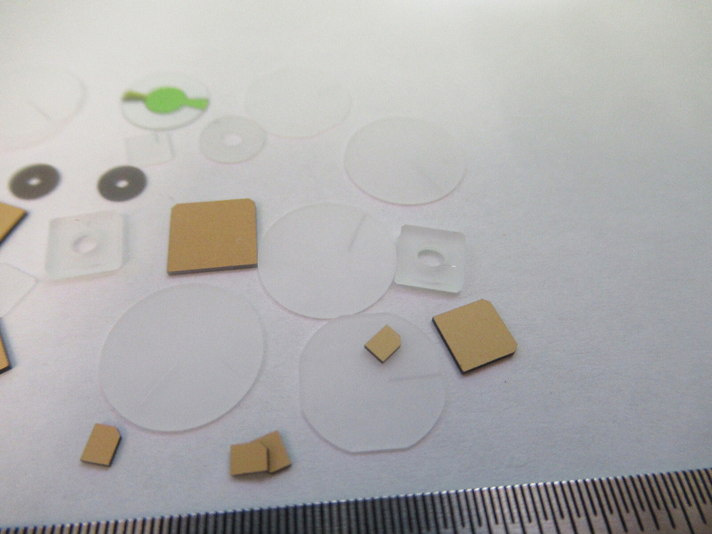 Lot Blanks Piezoelectric Quartz Crystal X-y-cut Gold Coated Piezo Sensor