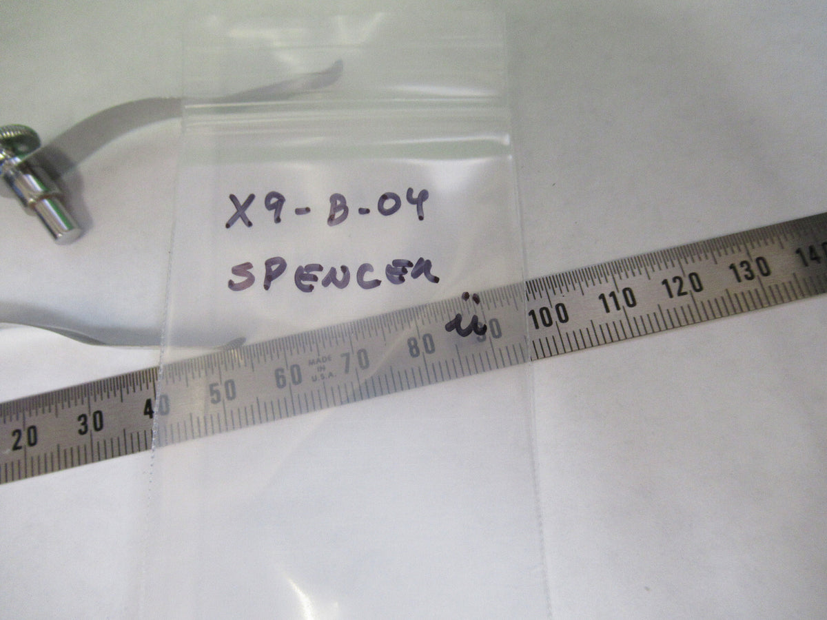 SPENCER AO USA PAIR CLIPS STAGE MICROSCOPE PART AS PICTURED X9-B-04