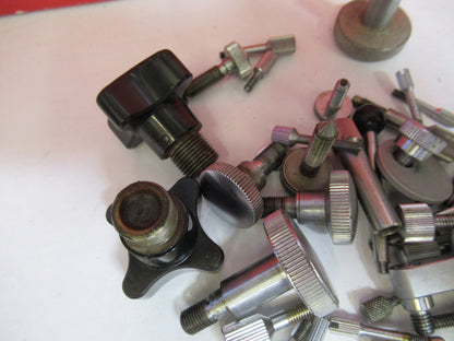 HUGE LOT ASSORTED SCREWS LEITZ BAUSCH ETC MICROSCOPE PART AS PICTURED T9-A-66