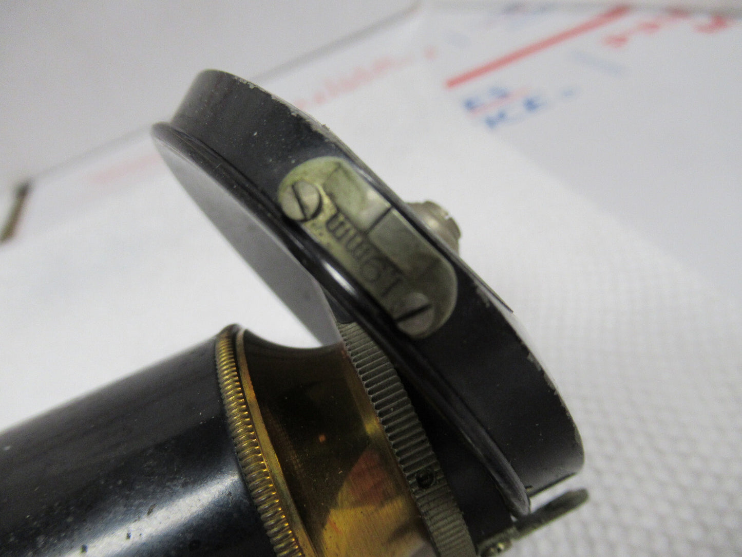 Antique Bausch & Lomb Tubus + Nosepiece Microscope Part
