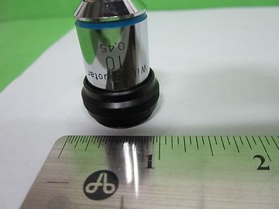 Microscope Part Wild Swiss 10X Fluotar Objective Optics