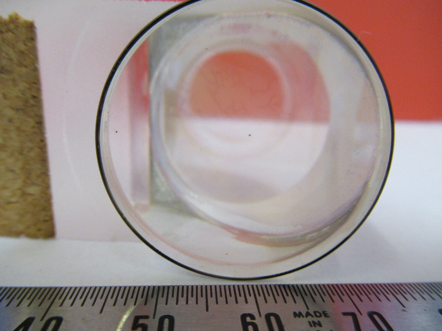 Reichert Head Glass Prism cloudy Microscope Part