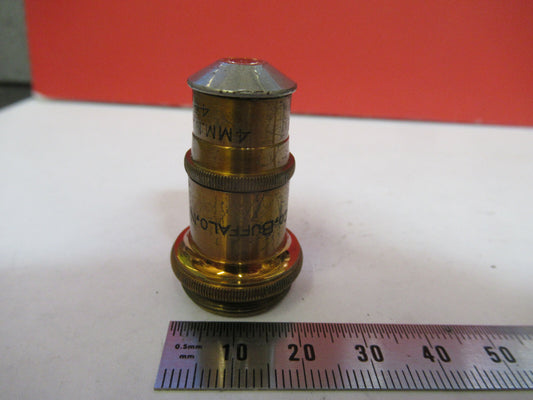 Antique Brass Spencer Lens Co. Objective 44X Microscope Part