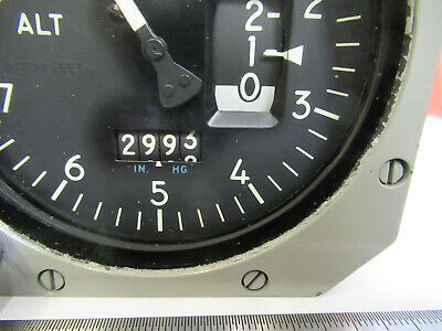 FOR PARTS ALTIMETER INDICATOR KOLLSMAN A4361710001 AIRCRAFT AS PICTURED &F6-B-07