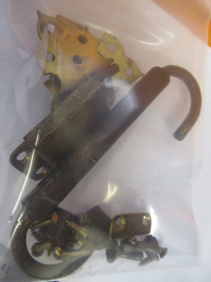 ANTIQUE BRASS BAUSCH LOMB LOT LOCK NO/ KEY MICROSCOPE PART AS PICTURED Y2-A-60